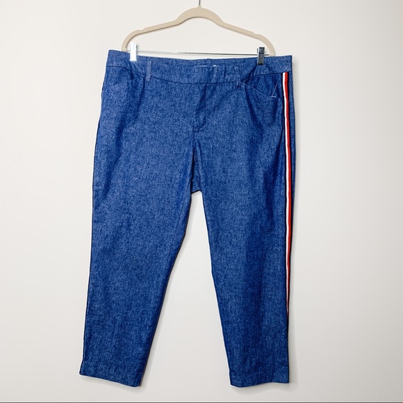 NWT Old Navy Side Stripe Pixie Pants 18 Plus - Picture 2 of 6